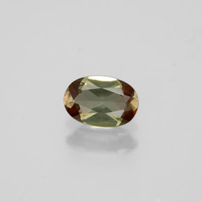 Andaluzita Multicolorido Natural 0.45ct, Corte Oval, VVS-VS