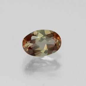 Andaluzita Multicolorido Natural 0.44ct, Corte Oval, VVS-VS