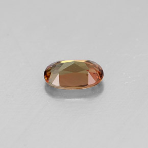 Andaluzita multicolorido natural 0,42ct, corte oval, VVS-VS