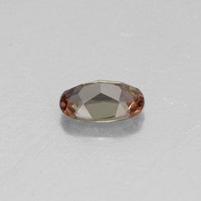Andaluzita multicolorido natural 0,43ct, corte oval, VVS-VS