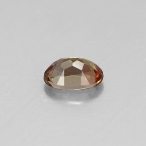Andaluzita multicolorido natural 0,48ct, corte oval, VVS-VS