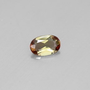 Andaluzita Multicolorido Natural 0.33ct, Corte Oval, VVS-VS