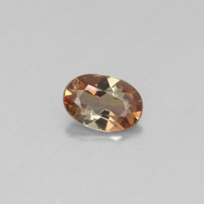 Andaluzita multicolorido natural 0,36ct, corte oval, VVS-VS