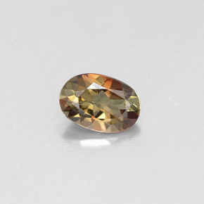 Andaluzita Multicolorido Natural 0.43ct, Corte Oval, VS