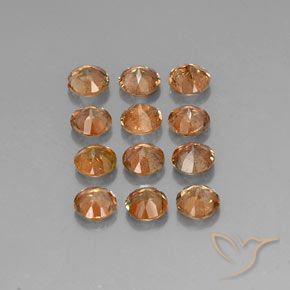 Pedras preciosas de Andaluzita Multicolorido natural de 3.09 ct, Redondo, VS-SI