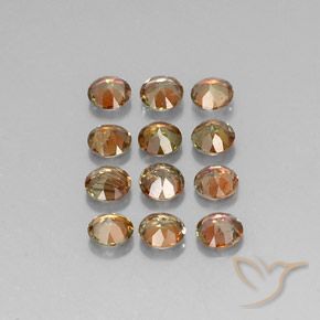 Pedras preciosas de Andaluzita Multicolorido natural de 2.47 ct, Redondo, VS-SI