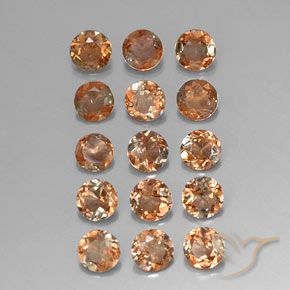 Pedras preciosas de Andaluzita Multicolorido natural de 3.43 ct, Redondo, VS-SI
