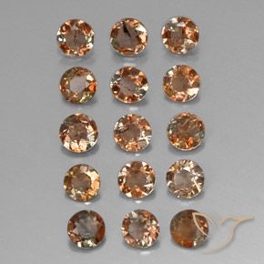Pedras preciosas de Andaluzita Multicolorido natural de 3.21 ct, Redondo, VS-SI