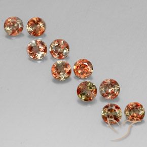Pedras preciosas de Andaluzita Multicolorido natural de 2.48 ct, Redondo, VS-SI