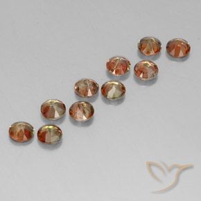 Pedras preciosas de Andaluzita Multicolorido natural de 2.48 ct, Redondo, VS-SI