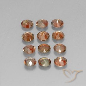 Pedras preciosas de Andaluzita Multicolorido natural de 2.84 ct, Redondo, VS-SI