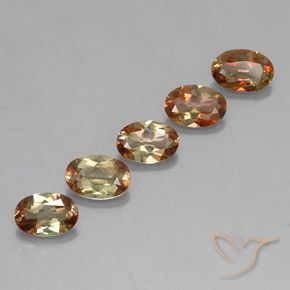 2.07ctw Natural Multicolorido Andaluzita, oval, VS-SI
