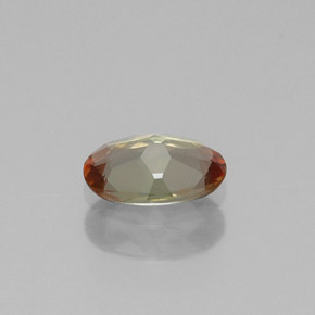 Andaluzita multicolorido natural 0,32ct, corte oval, VVS-VS