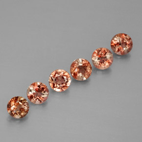 Pedras preciosas de Andaluzita Multicolorido natural de 1.26 ct, Corte Redondo, VS