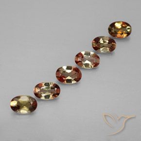 Pedras preciosas de Andaluzita Multicolorido natural de 1.84 ct, oval, VS