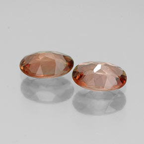 Pedras preciosas de andaluzita multicolorido natural de  ct, corte oval, VS