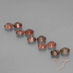 Pedras preciosas de Andaluzita Multicolorido natural de 1.96 ct, Redondo, VS