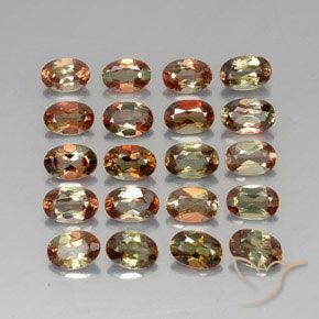Pedras preciosas de Andaluzita Multicolorido natural de 8.19 ct, oval, VS-SI