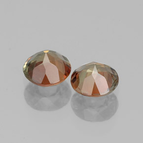 Pedras preciosas de Andaluzita Multicolorido natural de  ct, Corte Redondo, VS