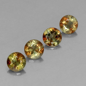 Pedras preciosas de Andaluzita Multicolorido natural de  ct, Corte Redondo, VS-SI