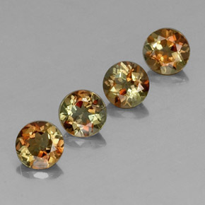 Pedras preciosas de Andaluzita Multicolorido natural de  ct, Corte Redondo, VS