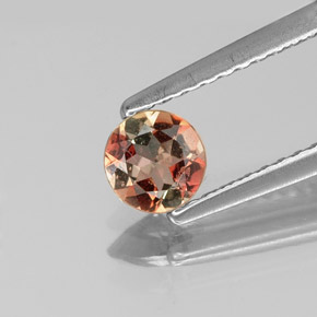 Andaluzita Multicolorido Natural 0.32ct, Corte Redondo, VS
