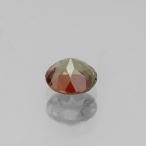 Andaluzita multicolorido natural 0,51ct, corte redondo, VS