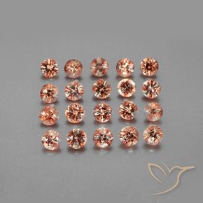 Pedras preciosas de Andaluzita Multicolorido natural de 3.91 ct, Redondo, VS