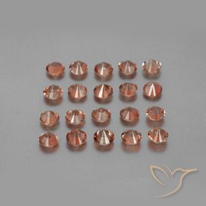 Pedras preciosas de Andaluzita Multicolorido natural de 3.91 ct, Redondo, VS