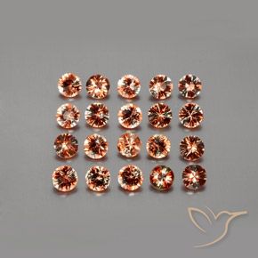 Pedras preciosas de Andaluzita Multicolorido natural de 3.57 ct, Redondo, VS