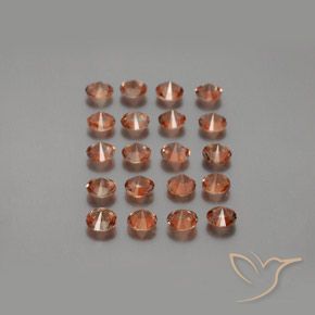 Pedras preciosas de Andaluzita Multicolorido natural de 3.57 ct, Redondo, VS