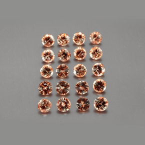 Pedras preciosas de Andaluzita Multicolorido natural de 3.57 ct, Corte Redondo, VS