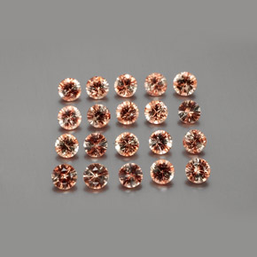 Pedras preciosas de Andaluzita Multicolorido natural de 3.57 ct, Corte Redondo, VS