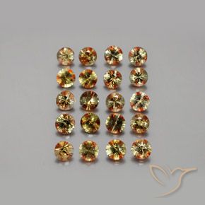 Pedras preciosas de Andaluzita Multicolorido natural de 3.70 ct, Corte Redondo, VS