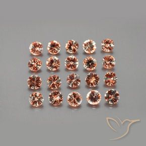 Pedras preciosas de Andaluzita Multicolorido natural de 3.79 ct, Redondo, VS