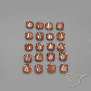 Pedras preciosas de Andaluzita Multicolorido natural de 3.79 ct, Redondo, VS