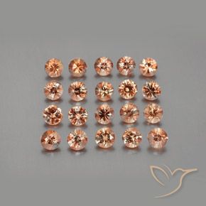 3.92ctw Natural Multicolorido Andaluzita, Redondo, VS