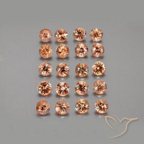 Pedras preciosas de Andaluzita Multicolorido natural de 3.92 ct, Redondo, VS
