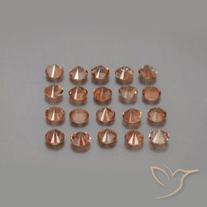 Pedras preciosas de Andaluzita Multicolorido natural de 3.92 ct, Redondo, VS