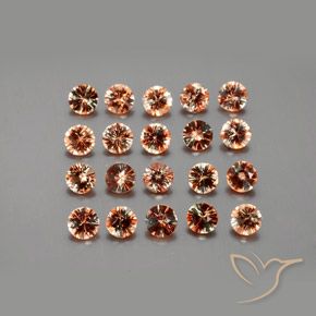 3.74ctw Natural Multicolorido Andaluzita, Redondo, VS