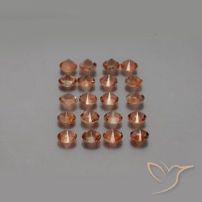 Pedras preciosas de Andaluzita Multicolorido natural de 3.74 ct, Redondo, VS