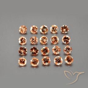 Pedras preciosas de Andaluzita Multicolorido natural de 3.60 ct, Redondo, VS