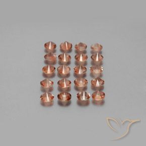 Pedras preciosas de Andaluzita Multicolorido natural de 3.53 ct, Redondo, VS
