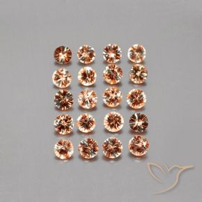 3.58ctw Natural Multicolorido Andaluzita, Redondo, VS