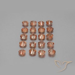 Pedras preciosas de Andaluzita Multicolorido natural de 3.58 ct, Redondo, VS
