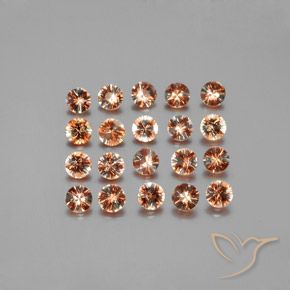 Pedras preciosas de Andaluzita Multicolorido natural de 3.23 ct, Redondo, VS