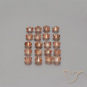 Pedras preciosas de Andaluzita Multicolorido natural de 3.23 ct, Redondo, VS