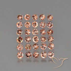Pedras preciosas de Andaluzita Multicolorido natural de 3.54 ct, Redondo, VS