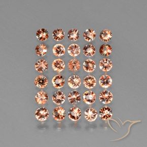 Pedras preciosas de Andaluzita Multicolorido natural de 3.50 ct, Redondo, VS