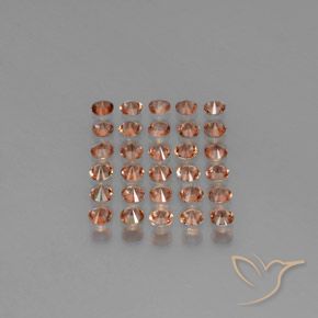 Pedras preciosas de Andaluzita Multicolorido natural de 3.50 ct, Redondo, VS